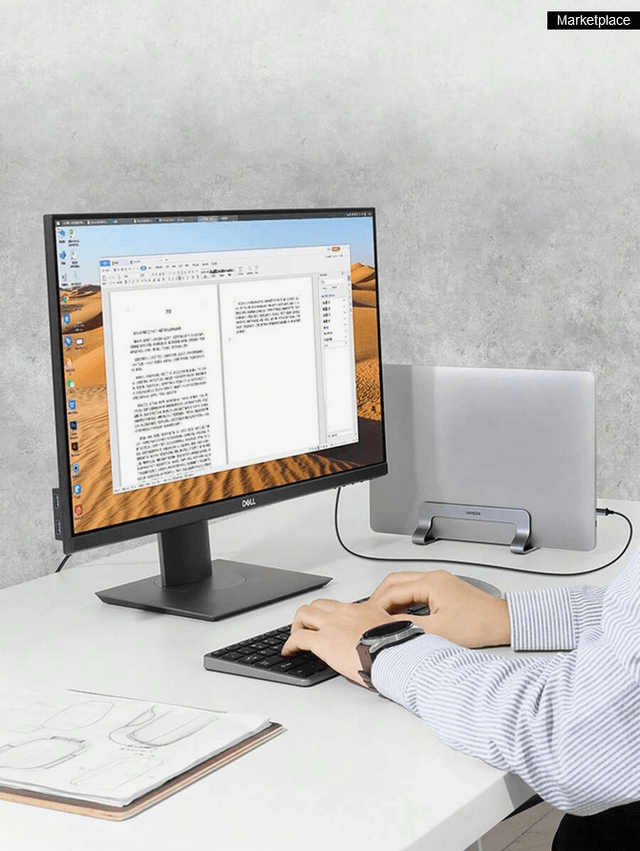 Verticale Laptophouder